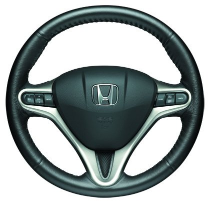 Honda accord steering wheel leather wrap #5