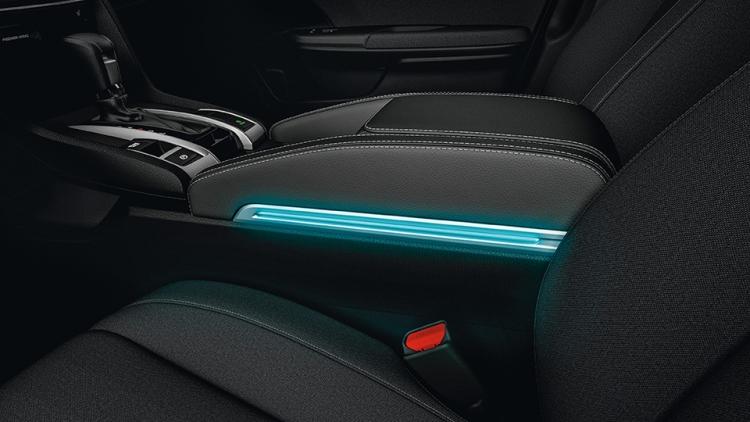 2019-2020 Honda Civic Blue Armrest Illumination (2019+) - 08E16-TBA-100A