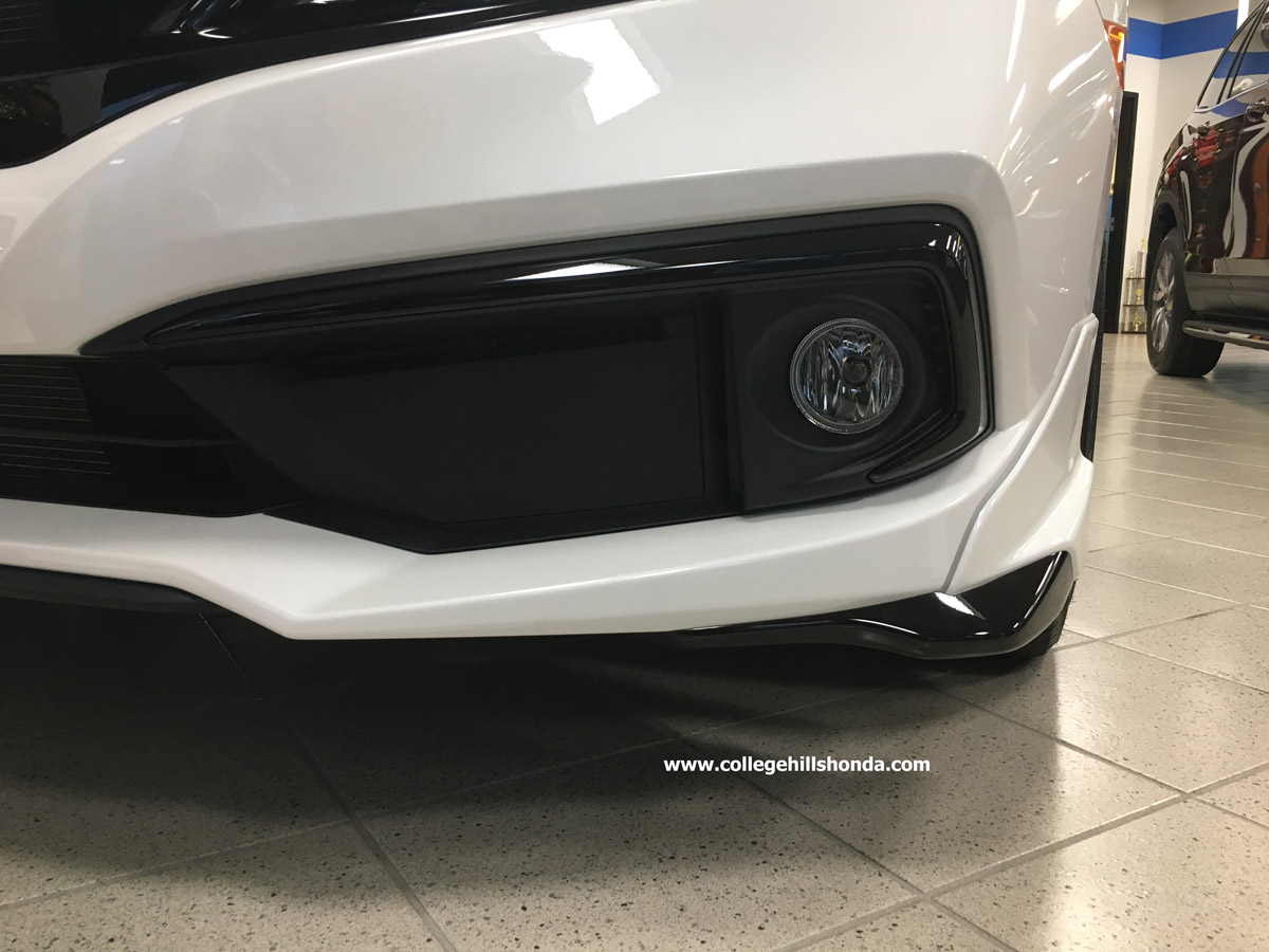 2019 2021 Honda Civic Front Underbody Spoiler 2019 08f01 Tba 3616