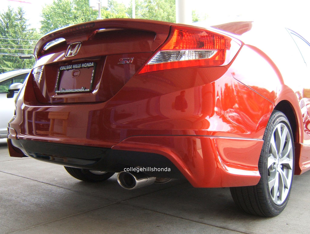 2012-2013 Honda Civic Si 2dr Rear Underbody Spoilers (Si) - 08F03-TS9