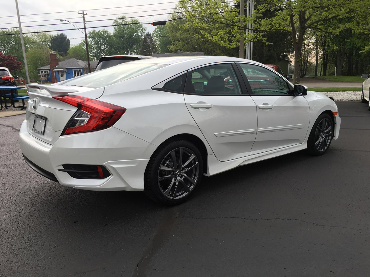 2016-2021 Honda Civic 4dr Rear Underbody Spoilers - 08F03-TBA