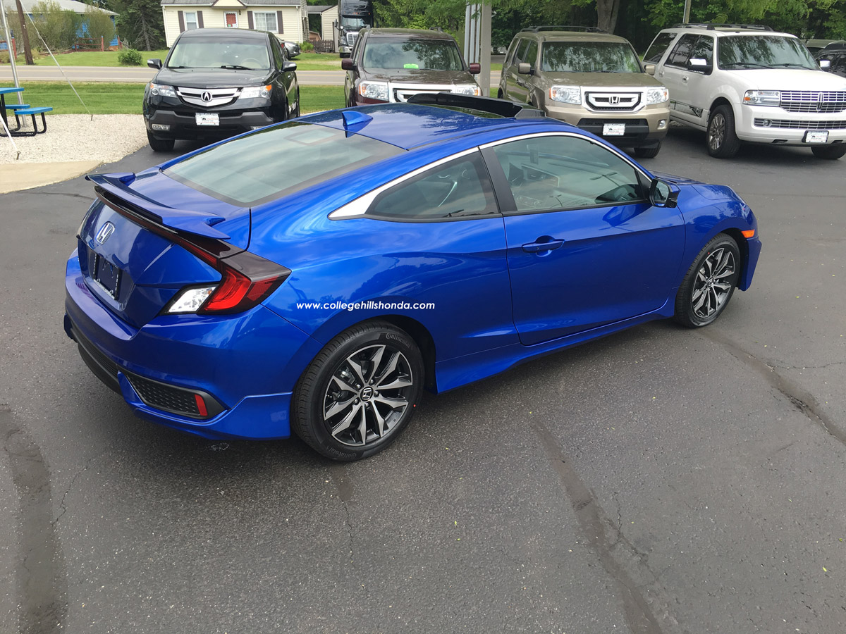 2016-2020 Honda Civic 2dr Wing Spoiler - 08F13-TBG