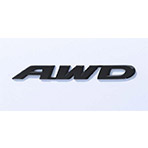 Gloss Black AWD Emblem
