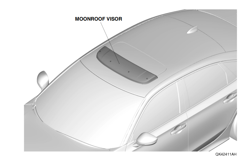 20222024 Honda Moonroof Visor 08R01T20100