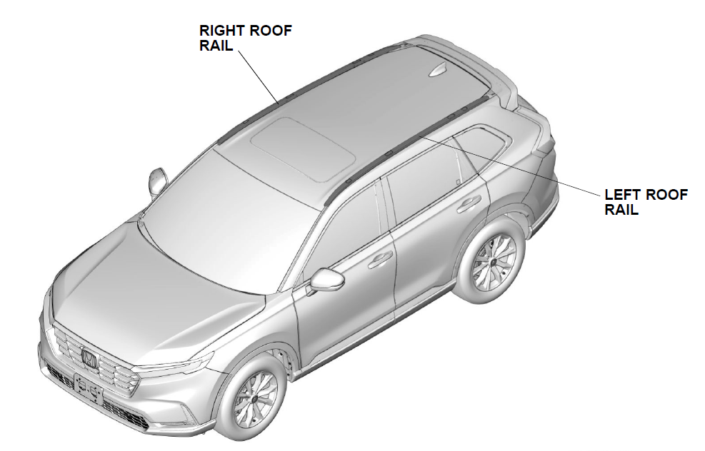 Honda Crv 2025 Roof Rails Siana Kirbee