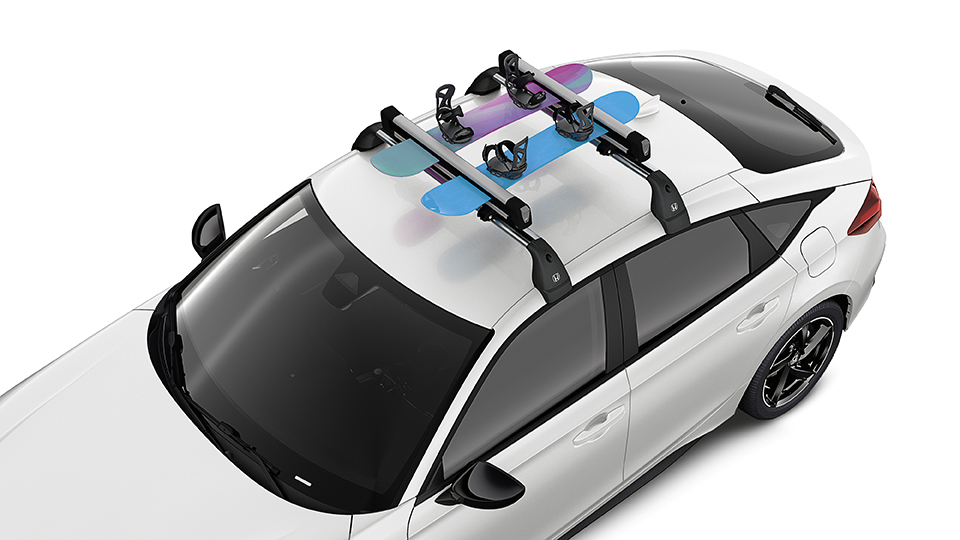 snowboard roof rack for honda civic