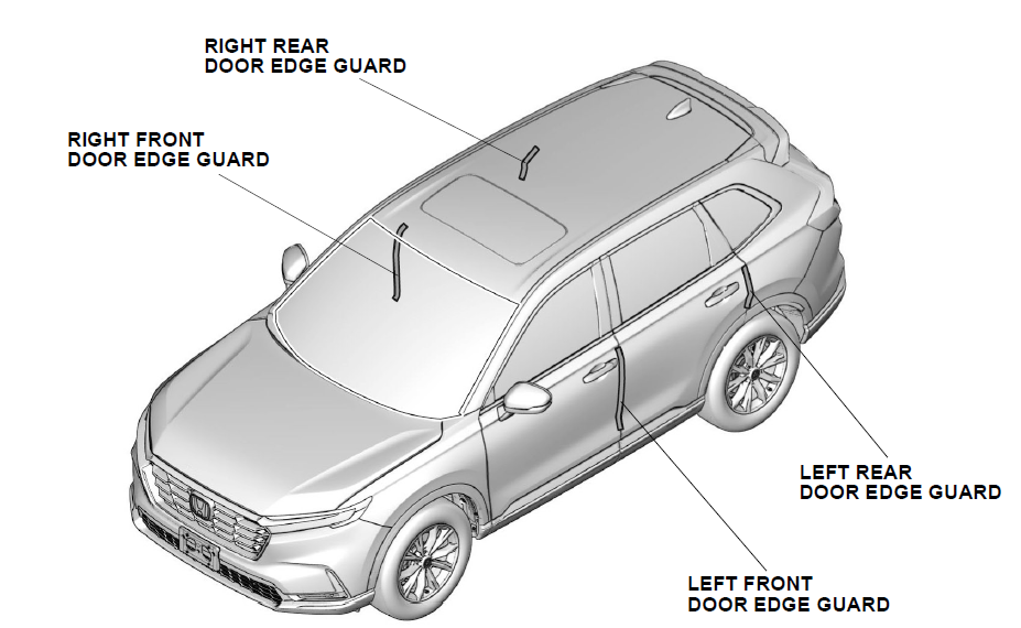 Honda CR-V Door Edge Guard 08P20-3A0-110|2023 2024