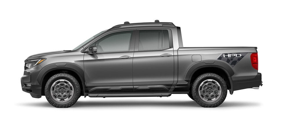 2017-2024 Honda Ridgeline Black Running Boards - 08L33-T6Z-100C