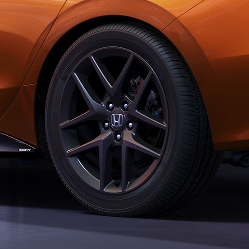 20222024 Honda Civic 18x8 Matte Black Si Alloy Wheels (each) 42700