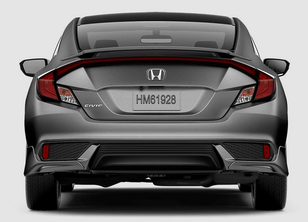 2016-2020 Honda Civic 2dr Rear Underbody Spoiler - 08F03-TBG